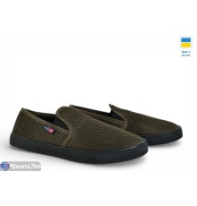 Сліпони чоловічі на весну/осінь (8 пар р.40-45) зелений  "Gelena"