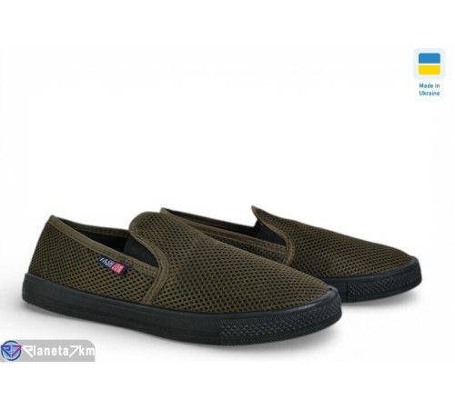 Сліпони чоловічі на весну/осінь (8 пар р.40-45) зелений  "Gelena"