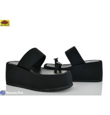 Шлепки жіночі на літо (8 пар р.36-40) чорний  "Mei De Li"