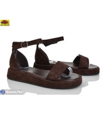 Босоніжки жіночі на літо (8 пар р.36-41) коричневий  "Mei De Li"