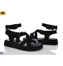 Босоніжки жіночі на літо (8 пар р.36-41) чорний  "Mei De Li"