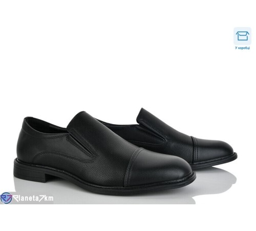 Туфлі чоловічі на весну/осінь (8 пар р.39-44) чорний  "KULIBABA"