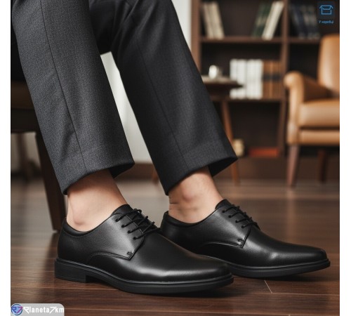 Туфлі чоловічі на весну/осінь (8 пар р.39-44) чорний  "KULIBABA"
