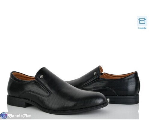 Туфлі чоловічі на весну/осінь (8 пар р.39-44) чорний  "KULIBABA"