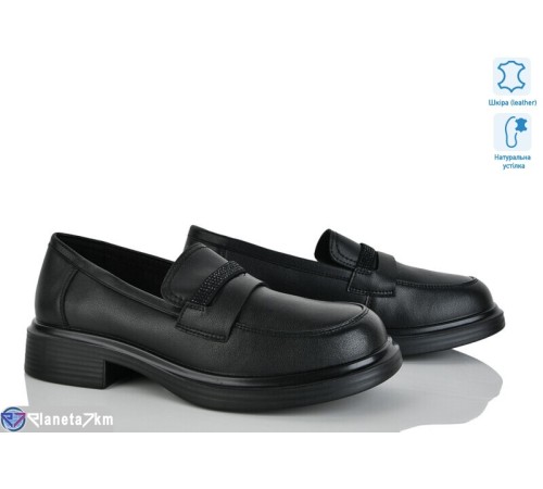 Туфлі жіночі на весну/осінь (6 пар р.36-40) чорний  "Vitta"