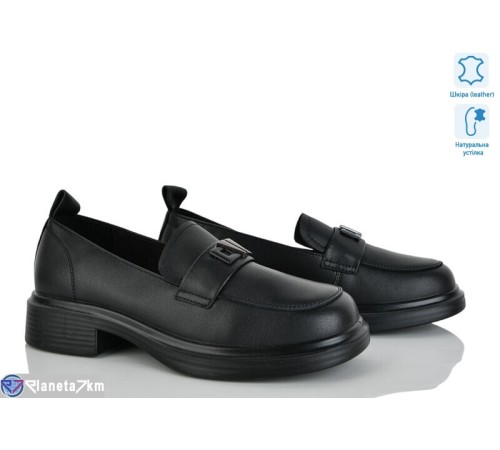 Туфлі жіночі на весну/осінь (6 пар р.36-40) чорний  "Vitta"