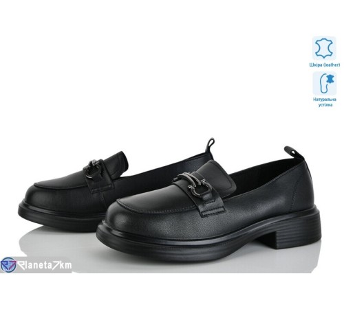 Туфлі жіночі на весну/осінь (6 пар р.36-40) чорний  "Vitta"