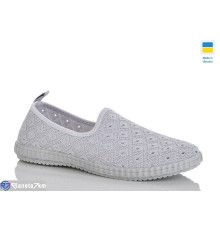 Сліпони жіночі на літо (10 пар р.36-40) сірий  "MURMUR"