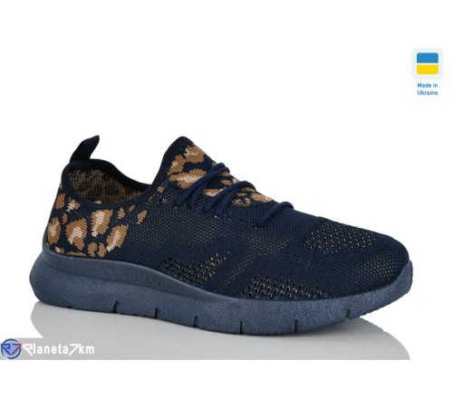 Кросівки жіночі на літо (10 пар р.36-40) синій  "MURMUR"