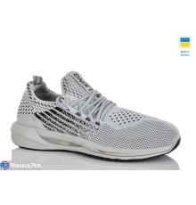 Кросівки чоловічі на весну/осінь (8 пар р.41-45) сірий  "MURMUR"