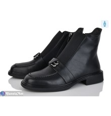 Черевики жіночі на весну/осінь (6 пар р.36-40) чорний  "MARADONA"