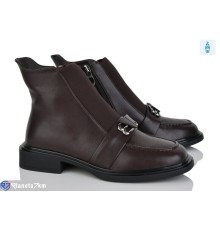 Черевики жіночі на весну/осінь (6 пар р.36-40) коричневий  "MARADONA"