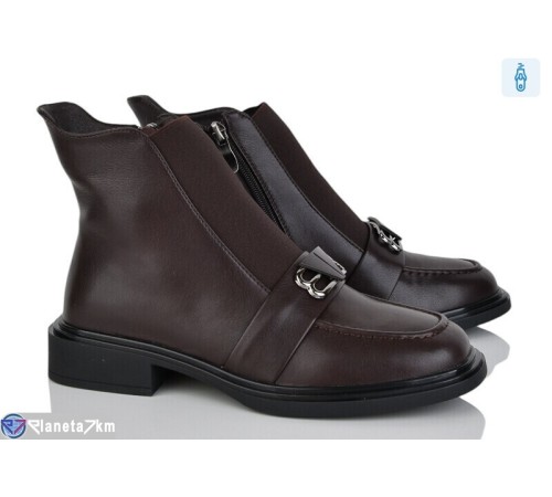 Черевики жіночі на весну/осінь (6 пар р.36-40) коричневий  "MARADONA"