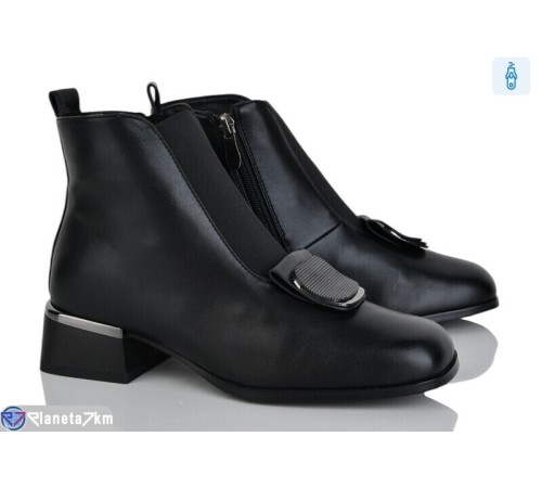 Черевики жіночі на весну/осінь (6 пар р.36-40) чорний  "MARADONA"