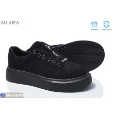 Кросівки жіночі на весну/осінь (8 пар р.36-41) чорний  "Latifa"