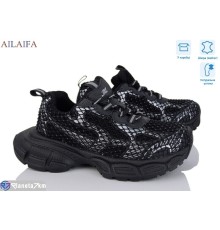 Кросівки жіночі на весну/осінь (8 пар р.36-41) чорний  "Latifa"