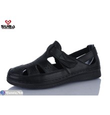 Туфлі жіночі на літо (8 пар р.37-41) чорний  "SUBA"