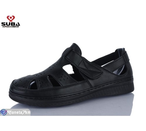 Туфлі жіночі на літо (8 пар р.37-41) чорний  "SUBA"