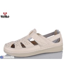 Туфлі жіночі на літо (8 пар р.37-41) бежевий  "SUBA"