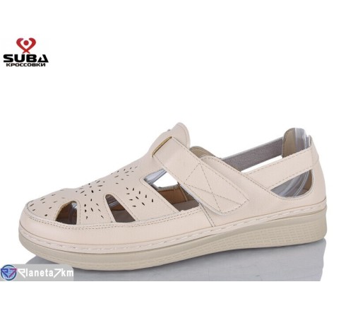 Туфлі жіночі на літо (8 пар р.37-41) бежевий  "SUBA"