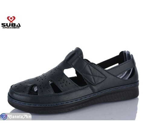 Туфлі жіночі на літо (8 пар р.37-41) синій  "SUBA"