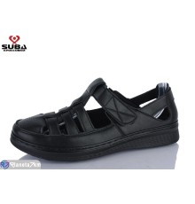 Туфлі жіночі на літо (8 пар р.37-41) чорний  "SUBA"