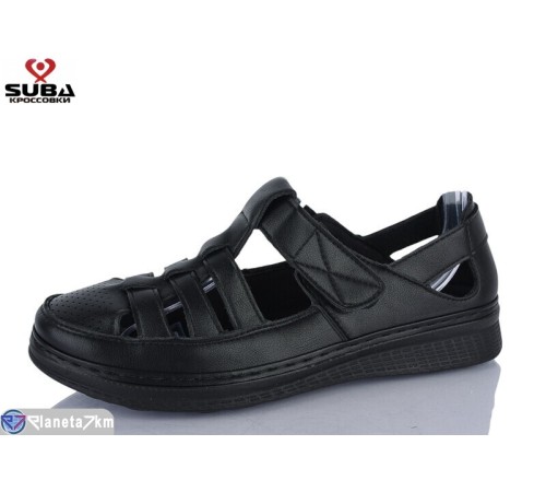 Туфлі жіночі на літо (8 пар р.37-41) чорний  "SUBA"