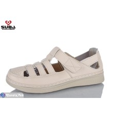 Туфлі жіночі на літо (8 пар р.37-41) бежевий  "SUBA"