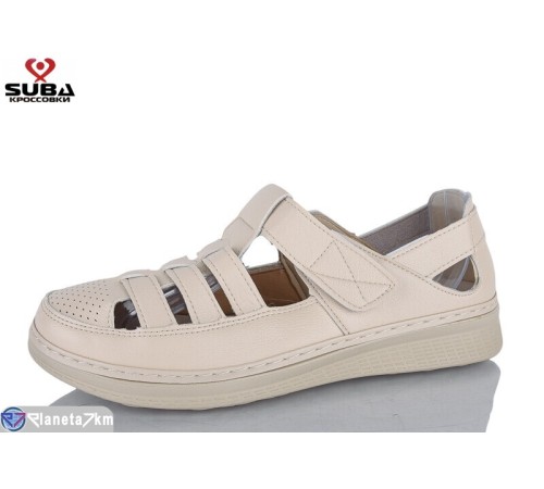 Туфлі жіночі на літо (8 пар р.37-41) бежевий  "SUBA"