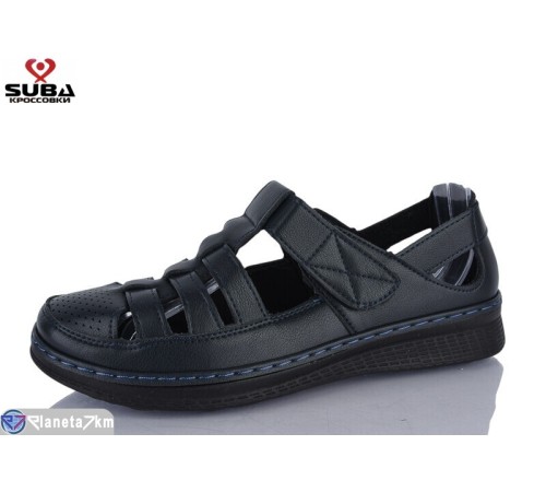 Туфлі жіночі на літо (8 пар р.37-41) синій  "SUBA"