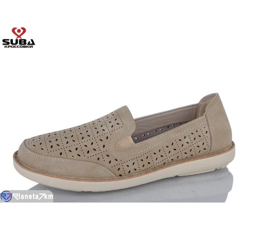 Туфлі жіночі на літо (8 пар р.37-41) коричневий  "SUBA"