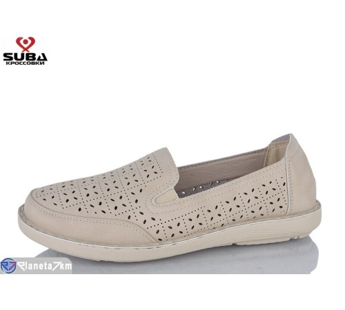 Туфлі жіночі на літо (8 пар р.37-41) бежевий  "SUBA"