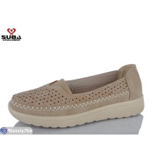 Туфлі жіночі на літо (8 пар р.37-41) коричневий  "SUBA"