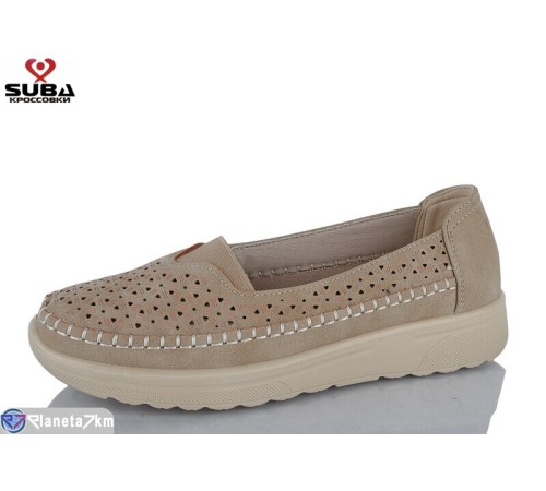 Туфлі жіночі на літо (8 пар р.37-41) коричневий  "SUBA"