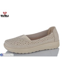 Туфлі жіночі на літо (8 пар р.37-41) бежевий  "SUBA"