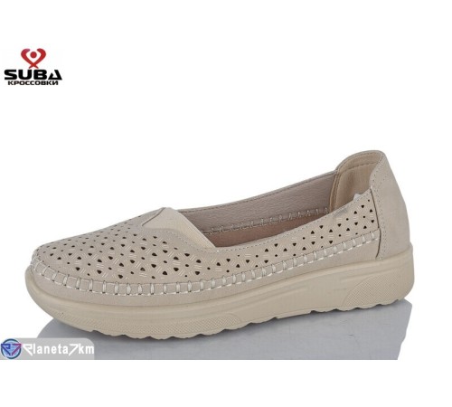 Туфлі жіночі на літо (8 пар р.37-41) бежевий  "SUBA"