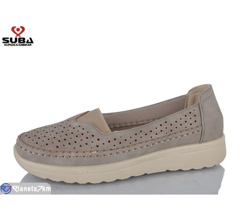 Туфлі жіночі на літо (8 пар р.37-41) коричневий  "SUBA"