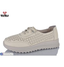 Кросівки жіночі на літо (8 пар р.37-42) бежевий  "SUBA"