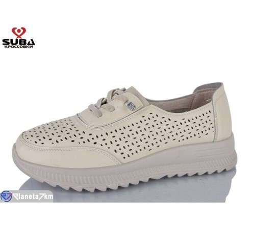 Кросівки жіночі на літо (8 пар р.37-42) бежевий  "SUBA"
