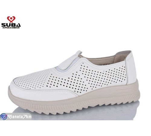Кросівки жіночі на літо (8 пар р.37-42) білий  "SUBA"