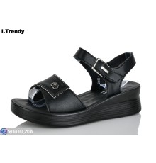 Босоніжки жіночі на літо (8 пар р.36-41) чорний  "Trendy"