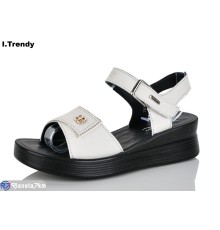 Босоніжки жіночі на літо (8 пар р.36-41) бежевий  "Trendy"