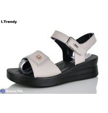 Босоніжки жіночі на літо (8 пар р.36-41) коричневий  "Trendy"