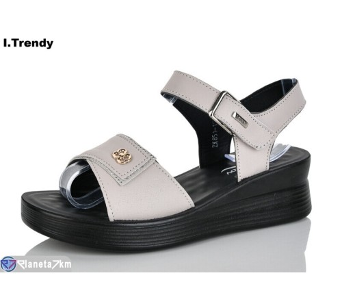 Босоніжки жіночі на літо (8 пар р.36-41) коричневий  "Trendy"