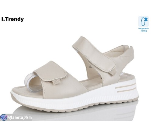 Босоніжки жіночі на літо (8 пар р.36-41) бежевий  "Trendy"