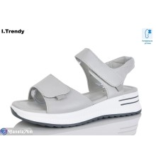 Босоніжки жіночі на літо (8 пар р.36-41) сірий  "Trendy"