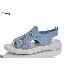 Босоніжки жіночі на літо (8 пар р.36-41) синій  "Trendy"