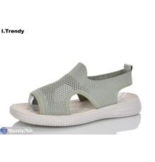 Босоніжки жіночі на літо (8 пар р.36-41) зелений  "Trendy"