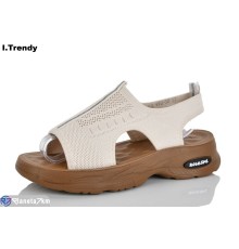 Босоніжки жіночі на літо (8 пар р.36-41) бежевий  "Trendy"