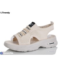 Босоніжки жіночі на літо (8 пар р.36-41) бежевий  "Trendy"